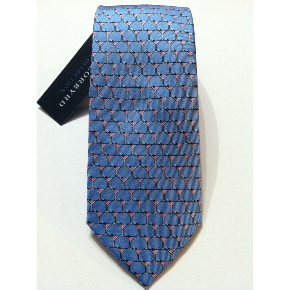 TAILORBYRD MENS NEW LIGHT BLUE 100%SILK CLASSIC NECK TIE WIDTH: 3"